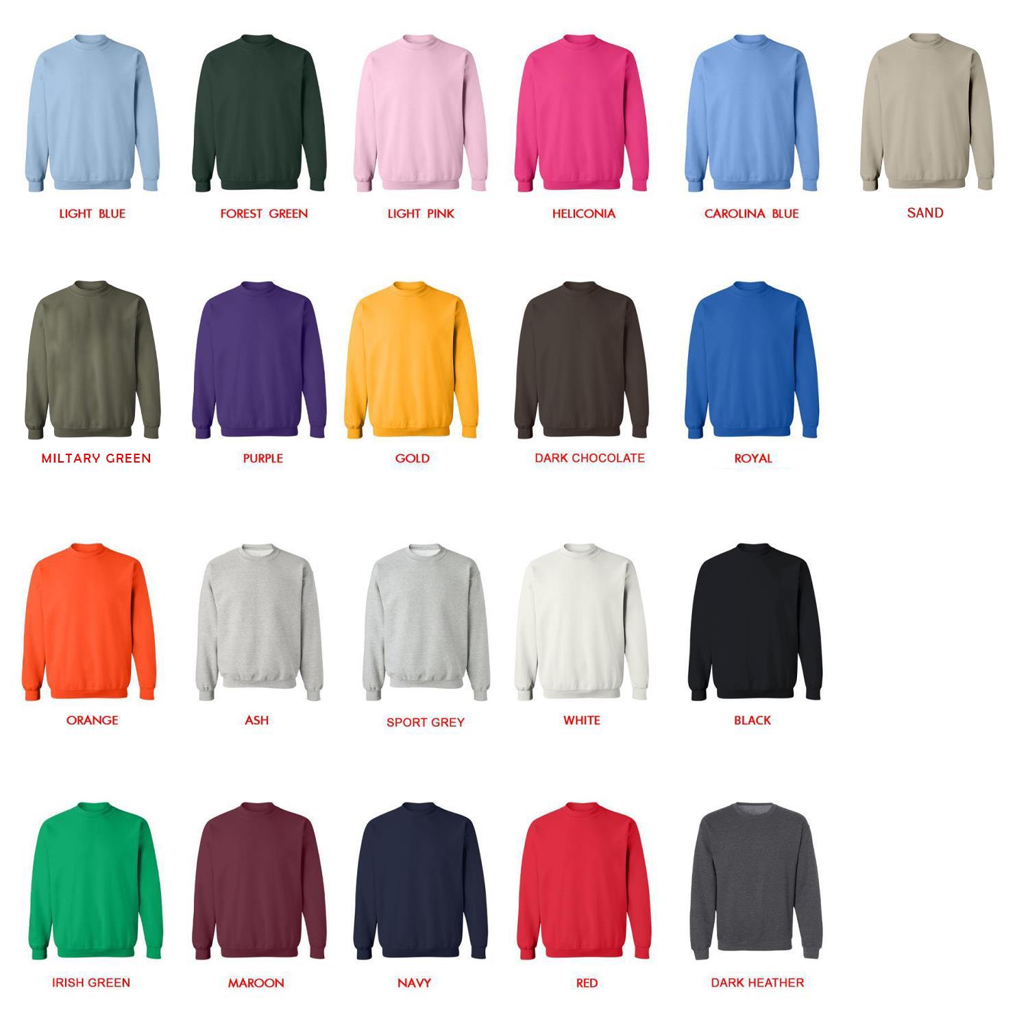 sweatshirt color chart - Subnautica UK Shop