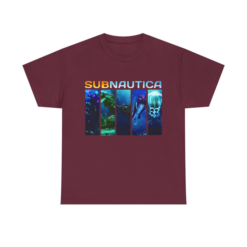 Subnautica, Indie Ocean Exploration Game T-Shirt - Image 2