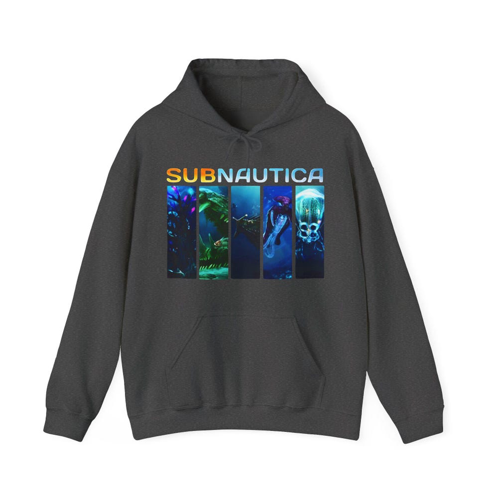 Unisex Subnautica Hoodie, Indie Game Ocean Survival Hoodie - Image 5