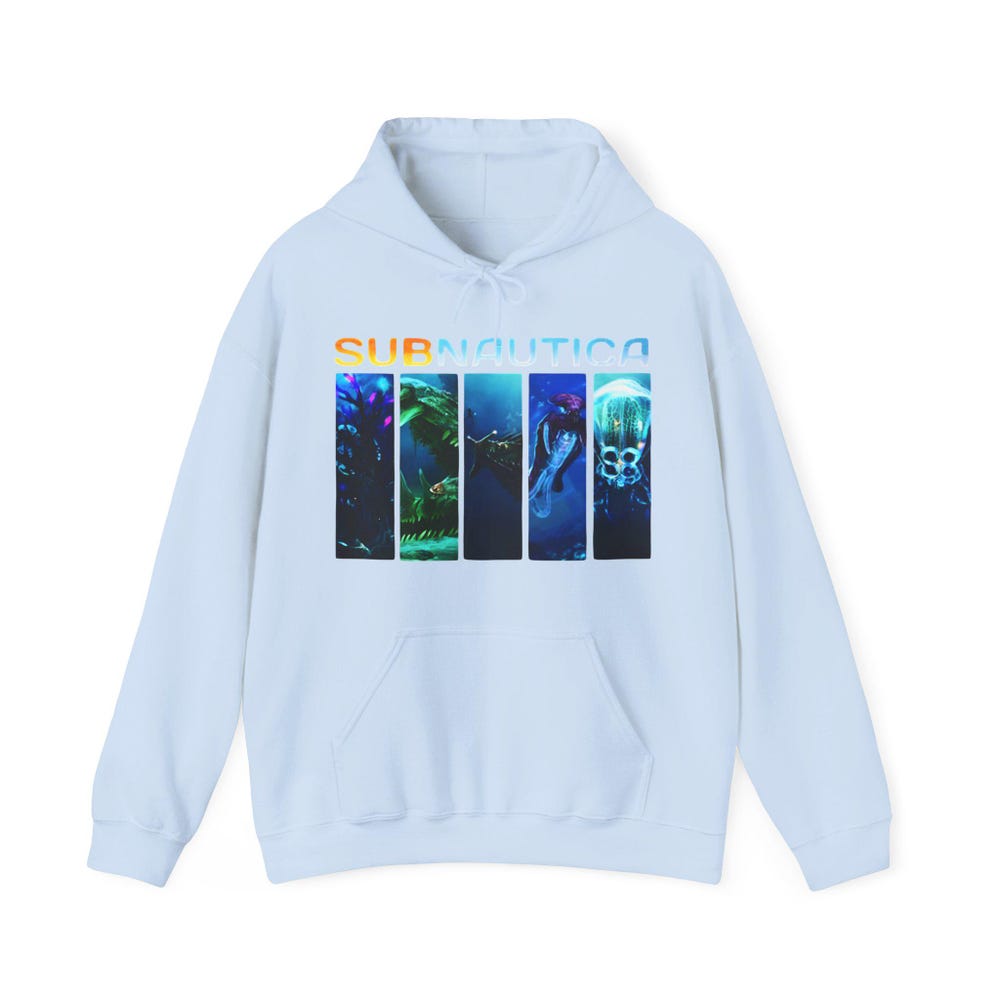 Unisex Subnautica Hoodie, Indie Game Ocean Survival Hoodie - Image 7