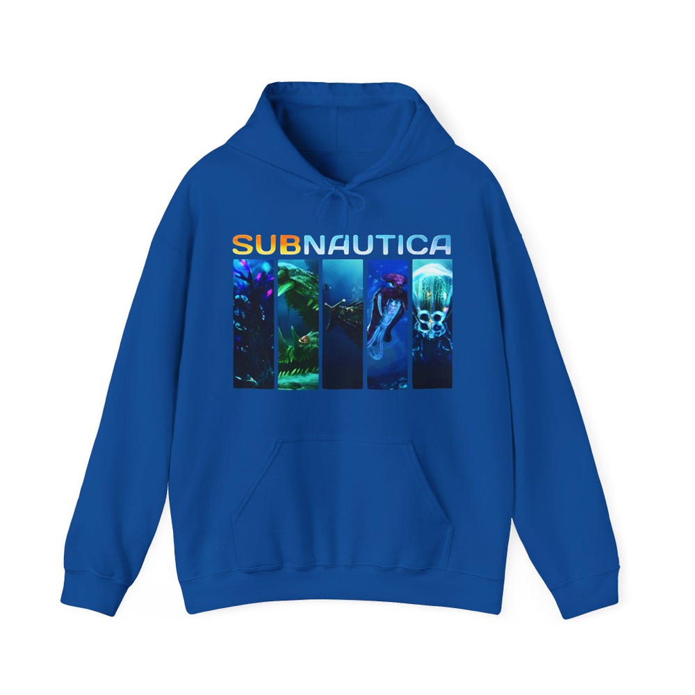 Unisex Subnautica Hoodie, Indie Game Ocean Survival Hoodie - Image 6