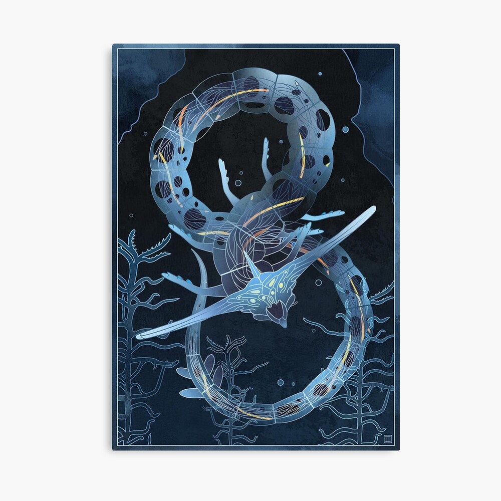 Subnautica Ghost Leviathan Poster
