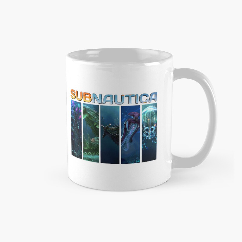 Funny Subnautica Design Arts Multiplayer Gamer Mug