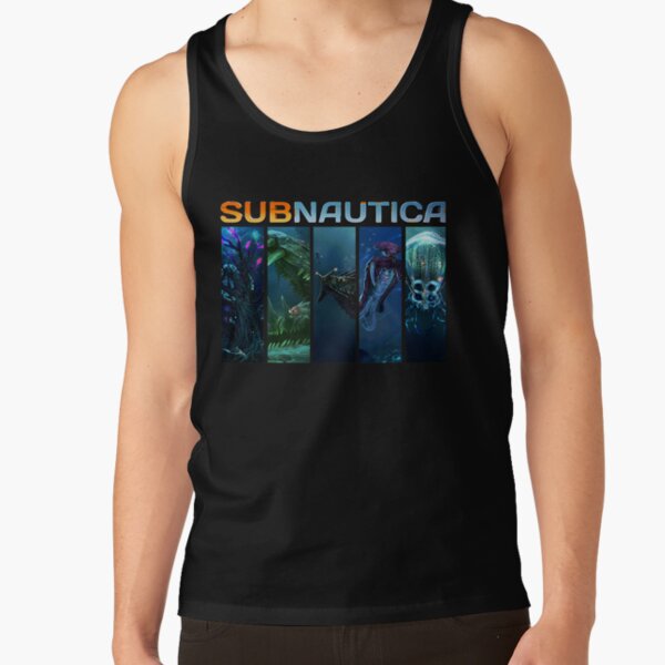 Funny Subnautica Design Arts Multiplayer Gamer Tank Top - Image 2