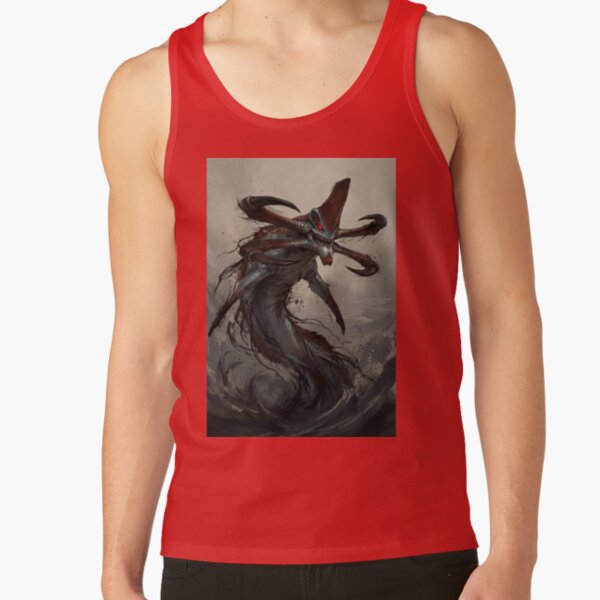Reaper Leviathan Subnautica Poster Hand Drawn Digital Art Illustration Tank Top - Image 5