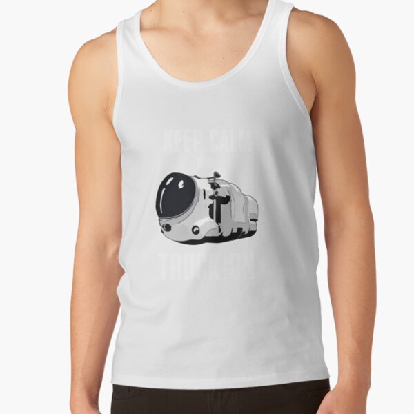 Keep Calm And Truck On Tank Top - Image 2