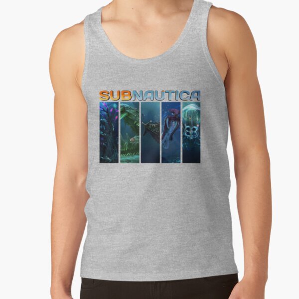 Funny Subnautica Design Arts Multiplayer Gamer Tank Top - Image 3