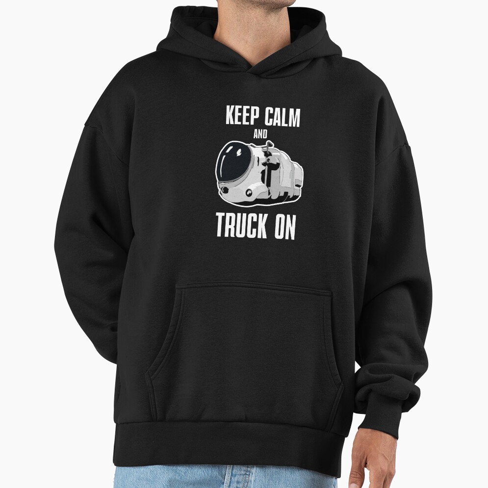 Keep Calm And Truck On Hoodie - Image 2