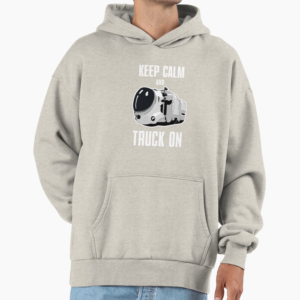 Keep Calm And Truck On Hoodie - Image 3