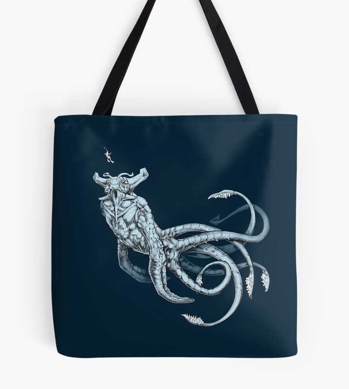 Sea Emperor Transparent Tote Bag