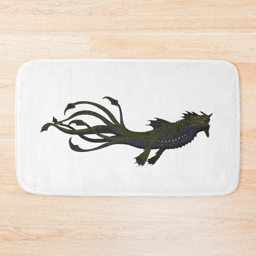 Subnautica Sea Dragon Bath Mat