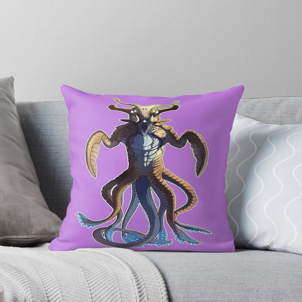 Sea Emperor Throw Pillow